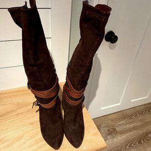 Womens Sam Edelman Suede 5 inch Boots